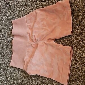 Flexliving peach biker shorts
